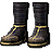 Ancient Black Boots